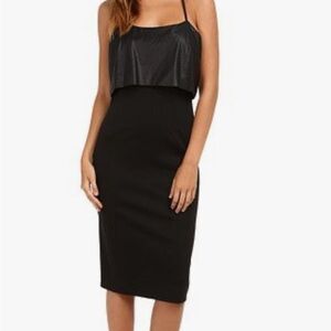 BCBGeneration Black Midi Dress